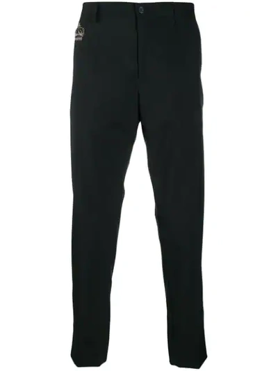 Dolce & Gabbana Slim Tailored Trousers In Black