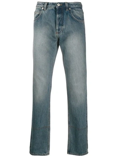 Loewe Faded Effect Jeans In Blue