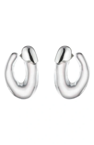 Alexis Bittar Lucite Frontal Drop Earrings In Clear