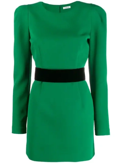P.a.r.o.s.h Puff Sleeve Dress In Green | ModeSens