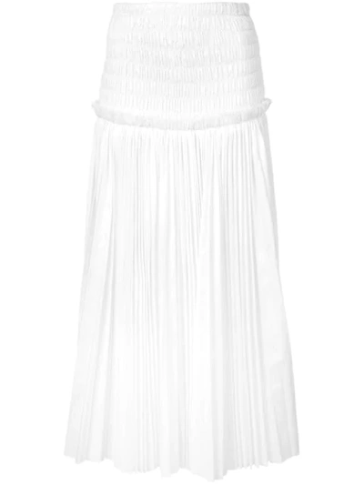 Khaite Full Skirt In White