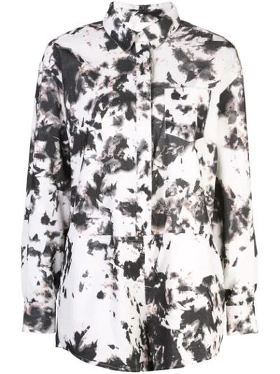 Cynthia Rowley Hendrix Tie Dye Romper In White