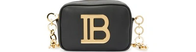 Balmain B Cross Body Bag In 0pa Noir