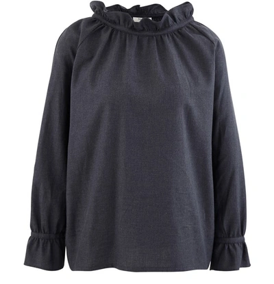 Atlantique Ascoli Madeleine Blouse In Grey