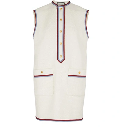Gucci Wool-blend Dress In White