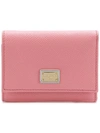 Dolce & Gabbana Flap Wallet In Pink