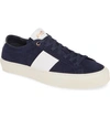 Good Man Brand Legacy Sneaker In Navy / White Calf Suede
