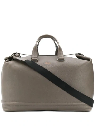 Pineider Classic Holdall In Grey
