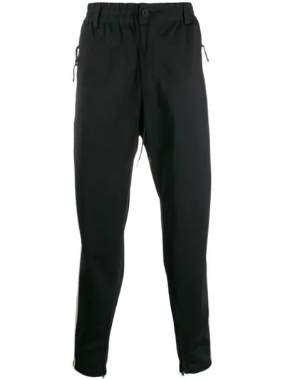 Y-3 Tapered Track Trousers In Black