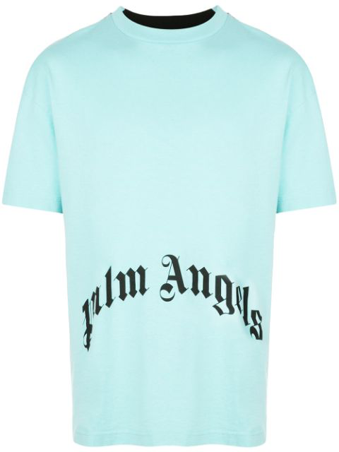 palm angels blue t shirt