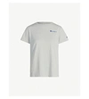 Champion Logo-print Cotton-jersey T-shirt In Grey