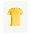 Champion Logo-print Cotton-jersey T-shirt In Yellow