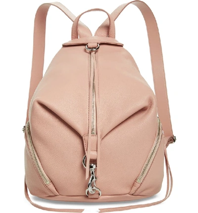 Rebecca Minkoff Julian Pebbled Leather Backpack In Doe