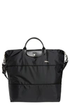 Longchamp Le Pliage 21-inch Expandable Nylon Travel Bag In Gunmetal