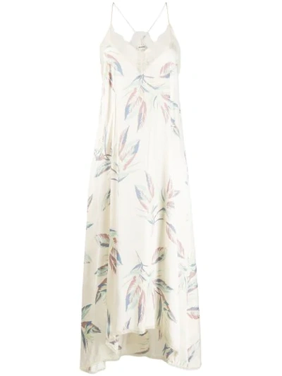 Zadig & Voltaire Risty Paradise Dress In Neutrals