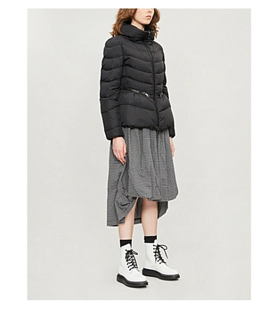Moncler Miriel High-neck Padded Shell-down Jacket In Black ModeSens