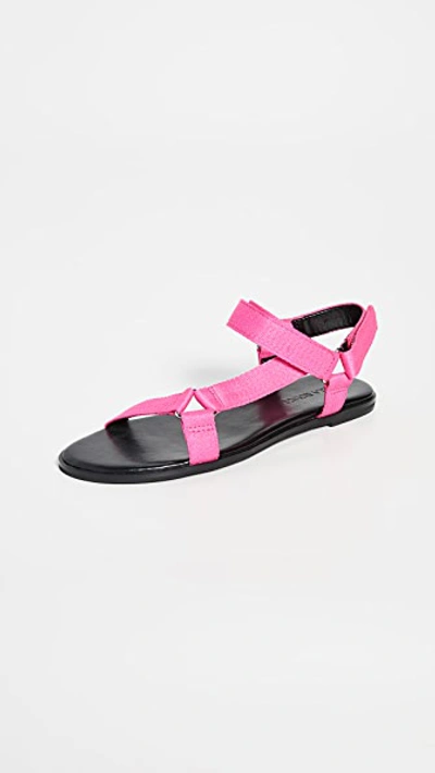 Villa Rouge Skylar Sandals In Neon Pink