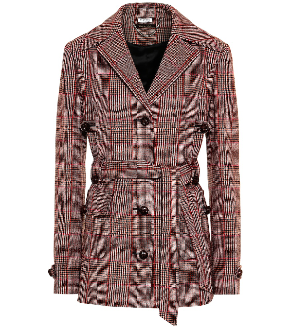 miu miu houndstooth jacket