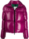 Moncler Rimac Nylon Laqué Down Jacket In Pink