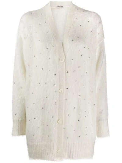 トップス MIU MIU Mohair Knit Cardigan 13148379_24?w=400