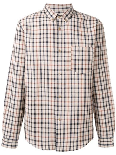 Apc Cotton And Linen Shirt