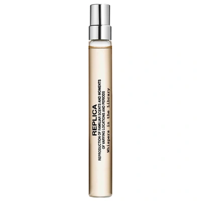 Maison Margiela 'replica' Whispers In The Library Travel Spray .34 oz/ 10 ml Eau De Toilette Spray