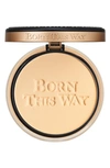 Too Faced Born This Way Pressed Powder Foundation Almond 0.35 oz/ 10 G In Almond - Fair W/ Golden Undertones
