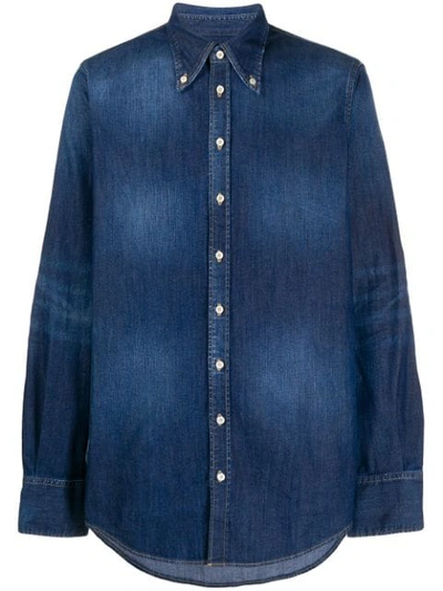 Dsquared2 Denim Shirt In Blue