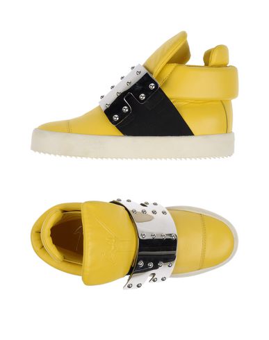 giuseppe zanotti yellow sneakers
