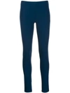 Joseph Gabardine Stretch Leggings In Blue