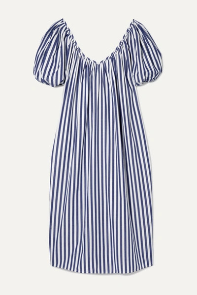 Mara Hoffman + Net Sustain Romina Oversized Striped Organic Cotton Midi Dress