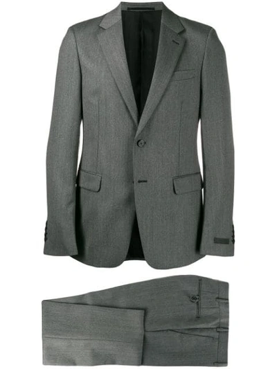 Prada Two-piece Suit In Grey