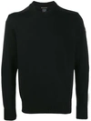 Paul & Shark Logo Embroidered Sweatshirt In Black