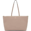 Valentino Garavani Rockstud Tote Bag In Neutrals