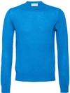 Prada Cashmere Sweater In Blue