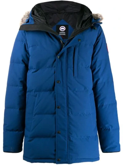 Canada Goose Parka-style Padded Coat In Blue