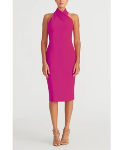 Rachel Rachel Roy Harland Halter Dress In Vibrant Orchid