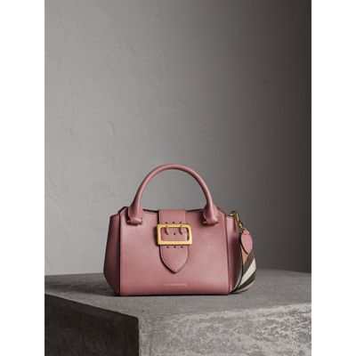burberry small buckle tote