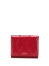 Givenchy Tri-fold Gv3 Wallet In Red