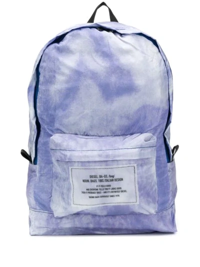 Diesel Packable Backpack In Purple