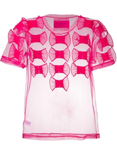 Viktor & Rolf Too Many Bows T-shirt In Pink