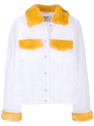 Viktor & Rolf Not So Classic Denim Jacket In White