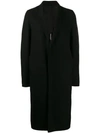 Rick Owens Larry Moreau Coat In Black