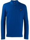 Paul & Shark Logo Embroidered Polo Shirt In Blue