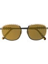 Philipp Plein Square Frames Sunglasses