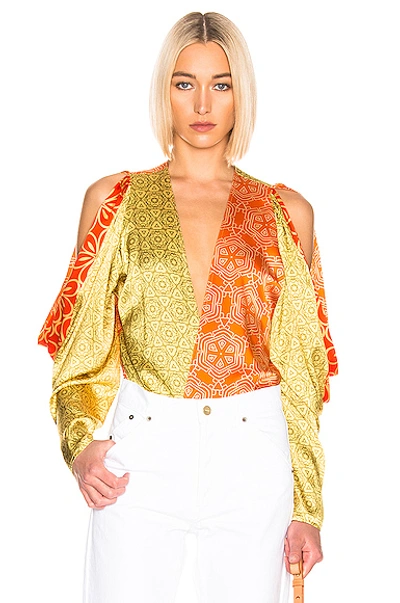 Silvia Tcherassi For Fwrd Caledonia Top In Spanish Sunset