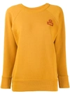 Isabel Marant Étoile Romer Sweatshirt In Yellow