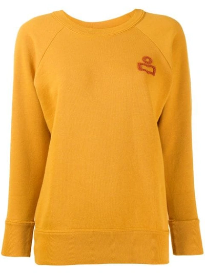 Isabel Marant Étoile Romer Sweatshirt In Yellow