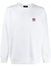 Diesel '90s Logo Patch Sweatshirt In White