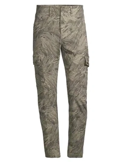 J Brand Trueper Camouflage Print Regular Fit Cargo Pants In Distressed Tope